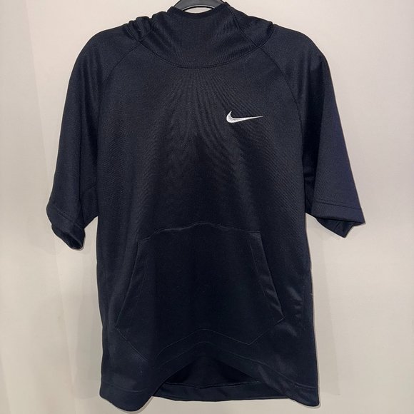 Nike Dri-Fit Short Sleeve Hoodie Size L - Picture 1 of 3